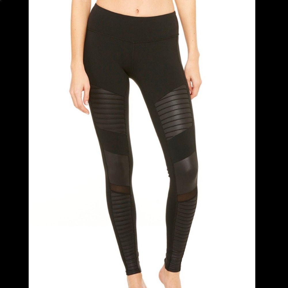 Alo Yoga Low Rise Moto Leggings Size XS